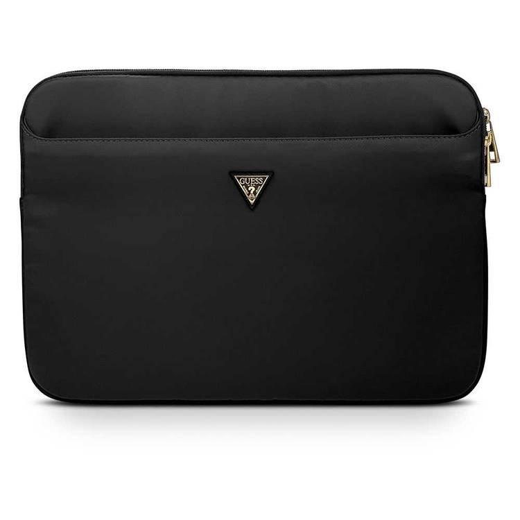 Guess Nylon Computer Sleeve with Metal Triangle Logo 13" Protection Bag Compatible with MacBook Pro 13" / MacBook Air 13" and 13" Notebook