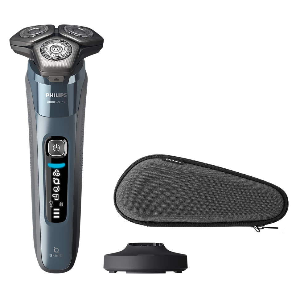Philips Shaver Series 8000 Wet and dry electric shaver with 2 accessories