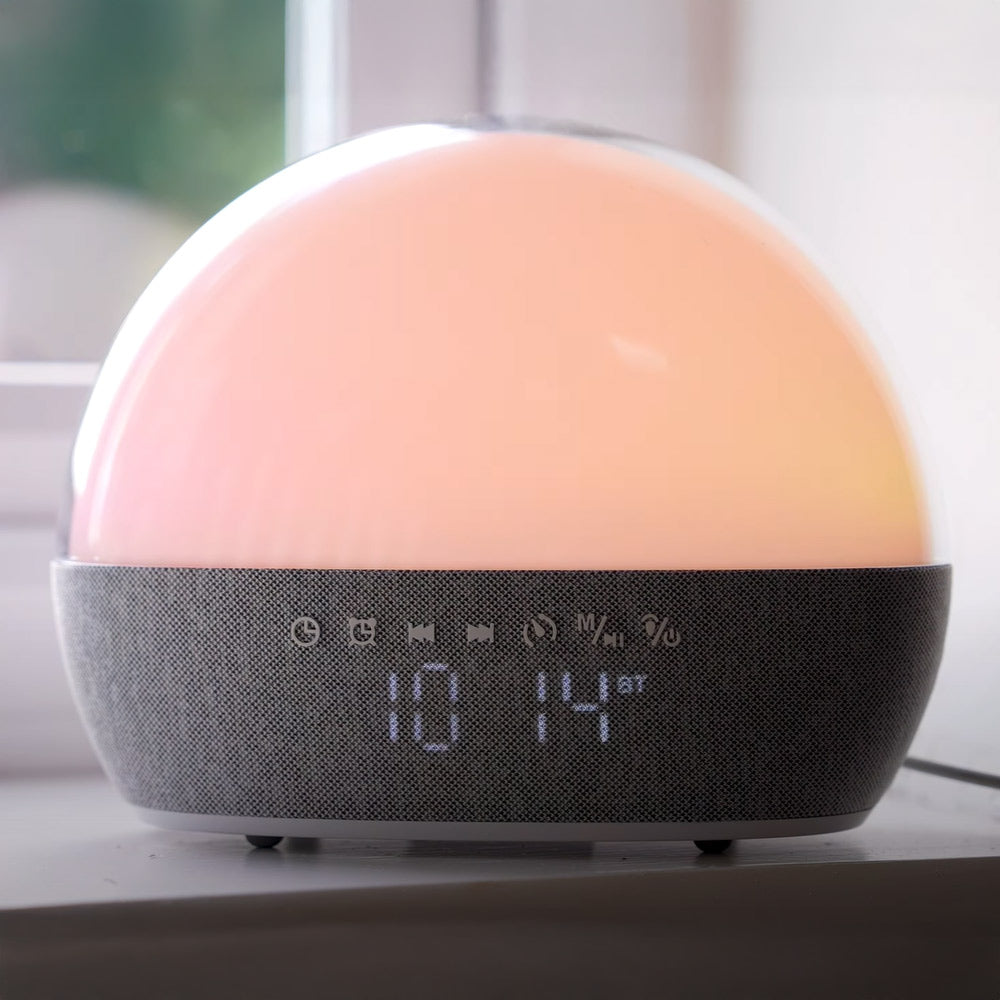 RED5 Colour Changing Alarm Clock Five Calming Soundtracks