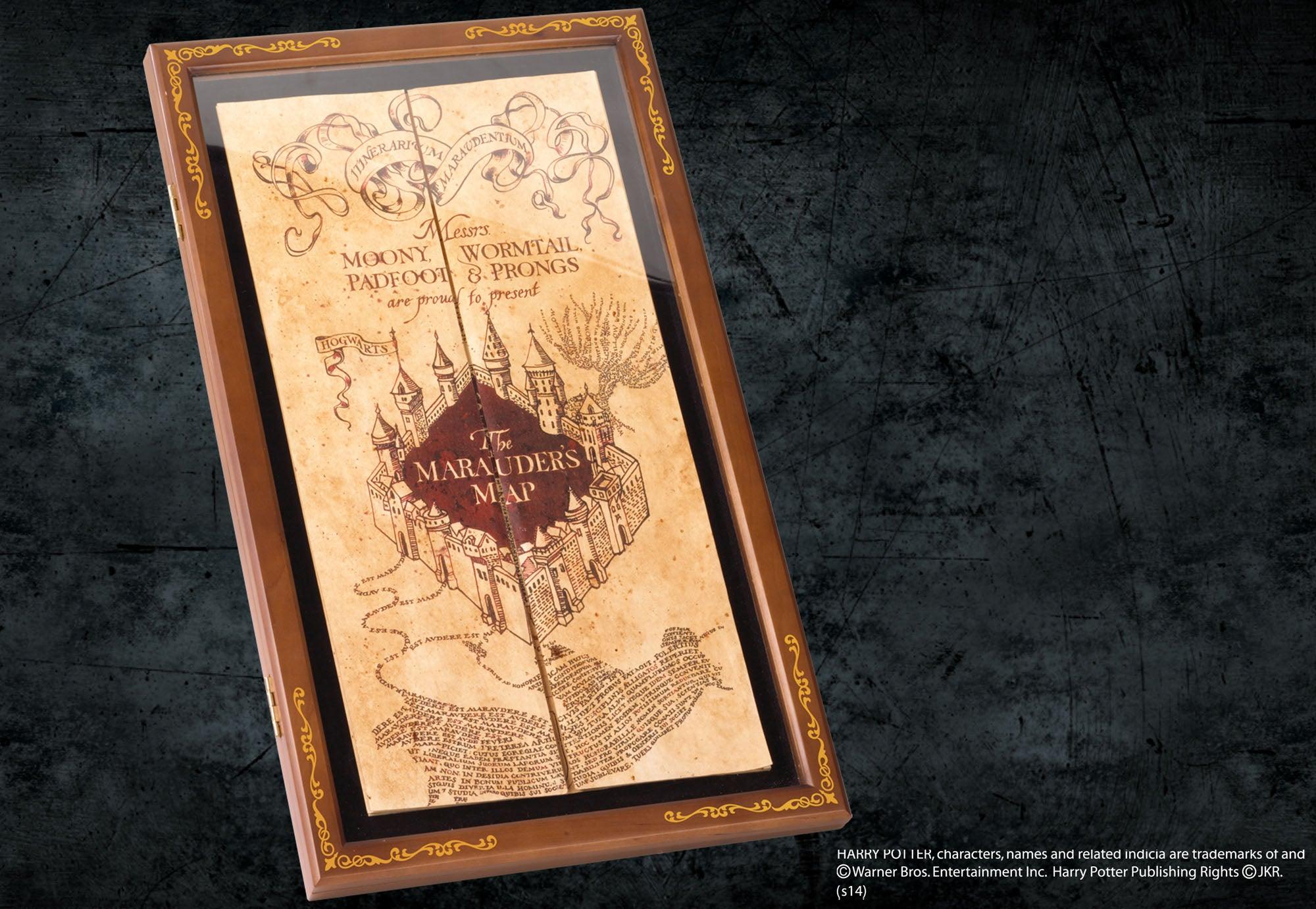 Harry Potter Marauders Map Display Case, 46x28cm.