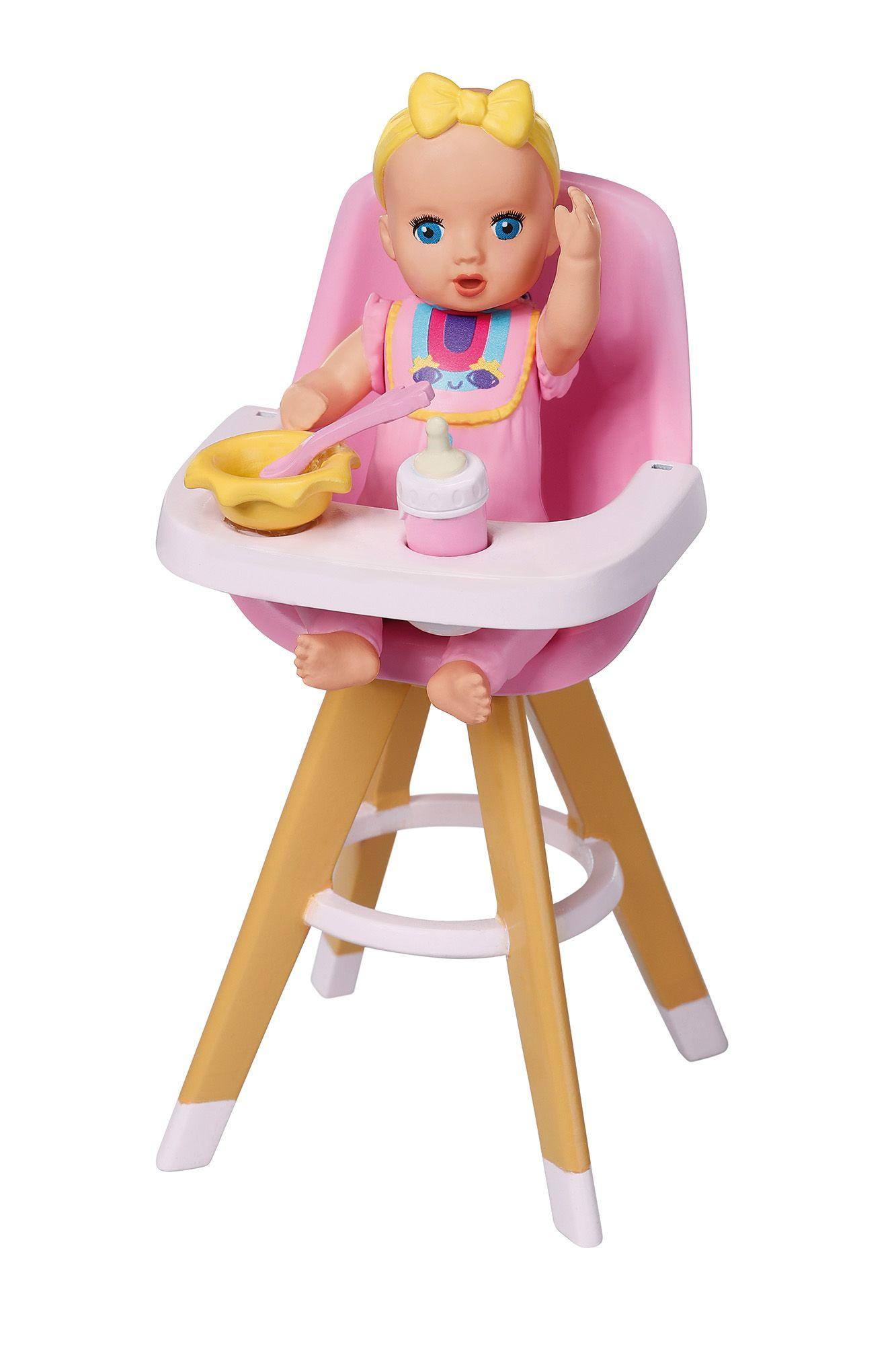 Baby Born Minis Playset - Highchair with Luna