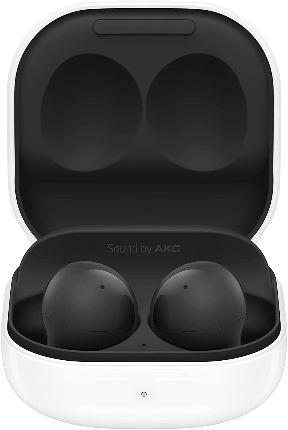 Samsung Galaxy Buds2 Buds 2 Bluetooth Earbuds, True Wireless, Noise Cancelling, Charging Case, Quality Sound, Water Resistant, Black / Graphite
