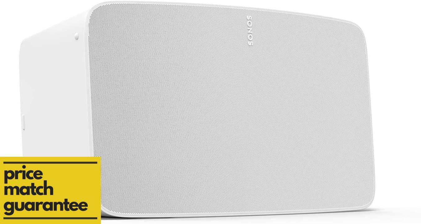 Sonos Five - The High-Fidelity Speaker for Superior Sound, White