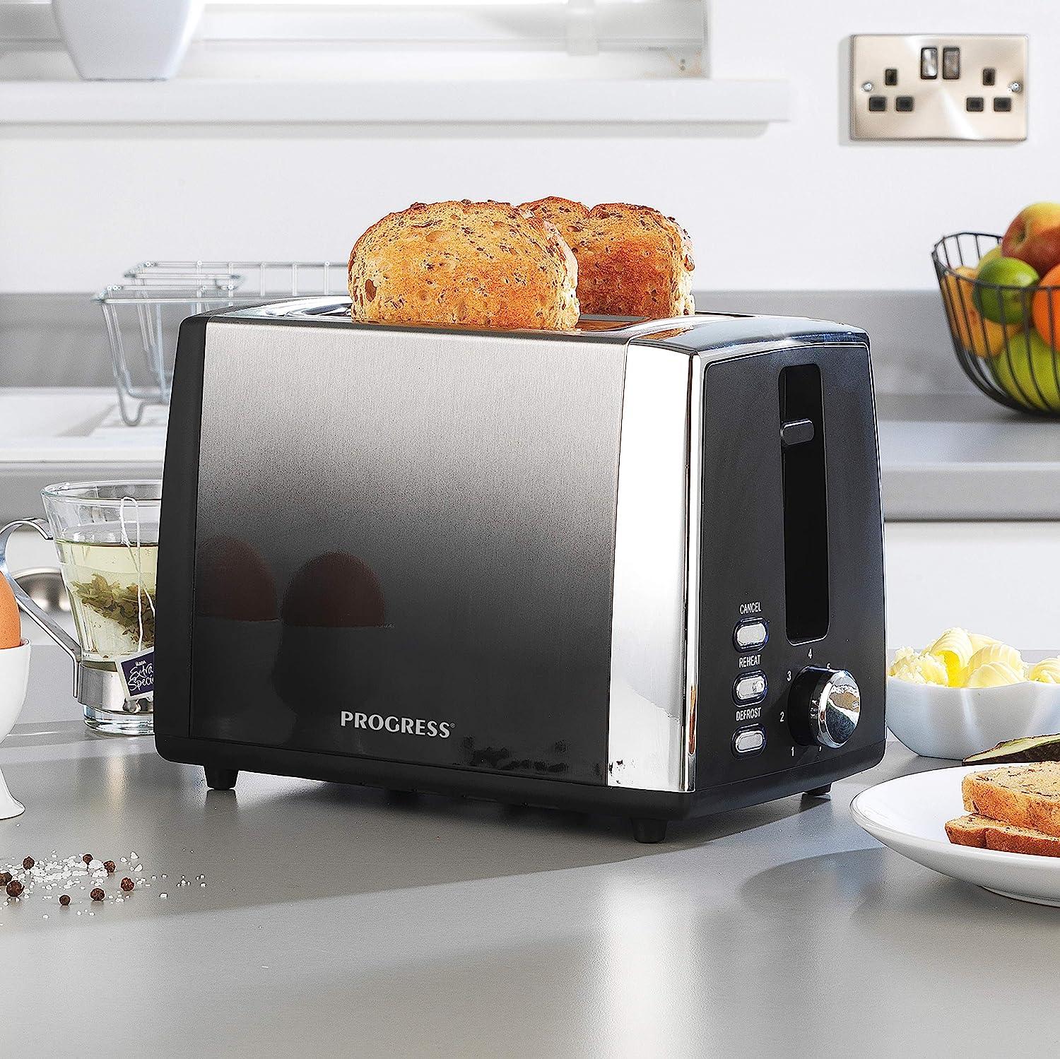Progress Ombre 2-Slice Toaster - Black