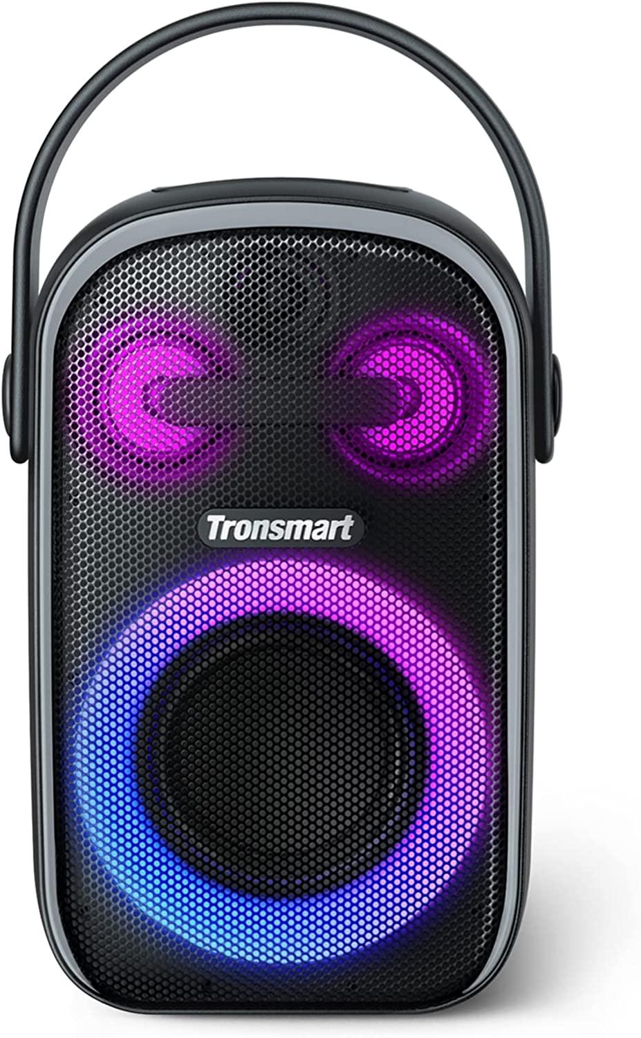 Tronsmart Halo 100 Portable Party Bluetooth Speaker, HIFI Sound Quality Subwoofer Bass to Pump Up Your Party.Wireless stereo pairing by APP,18H Playtime,IPX6 Waterproof,Suitable for party/home/outdoor