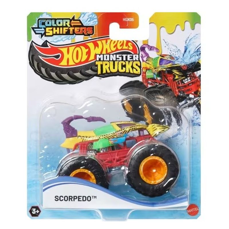 Hot Wheels Monster Trucks Color Switch - Assorted - 1 Piece - Random Delivery