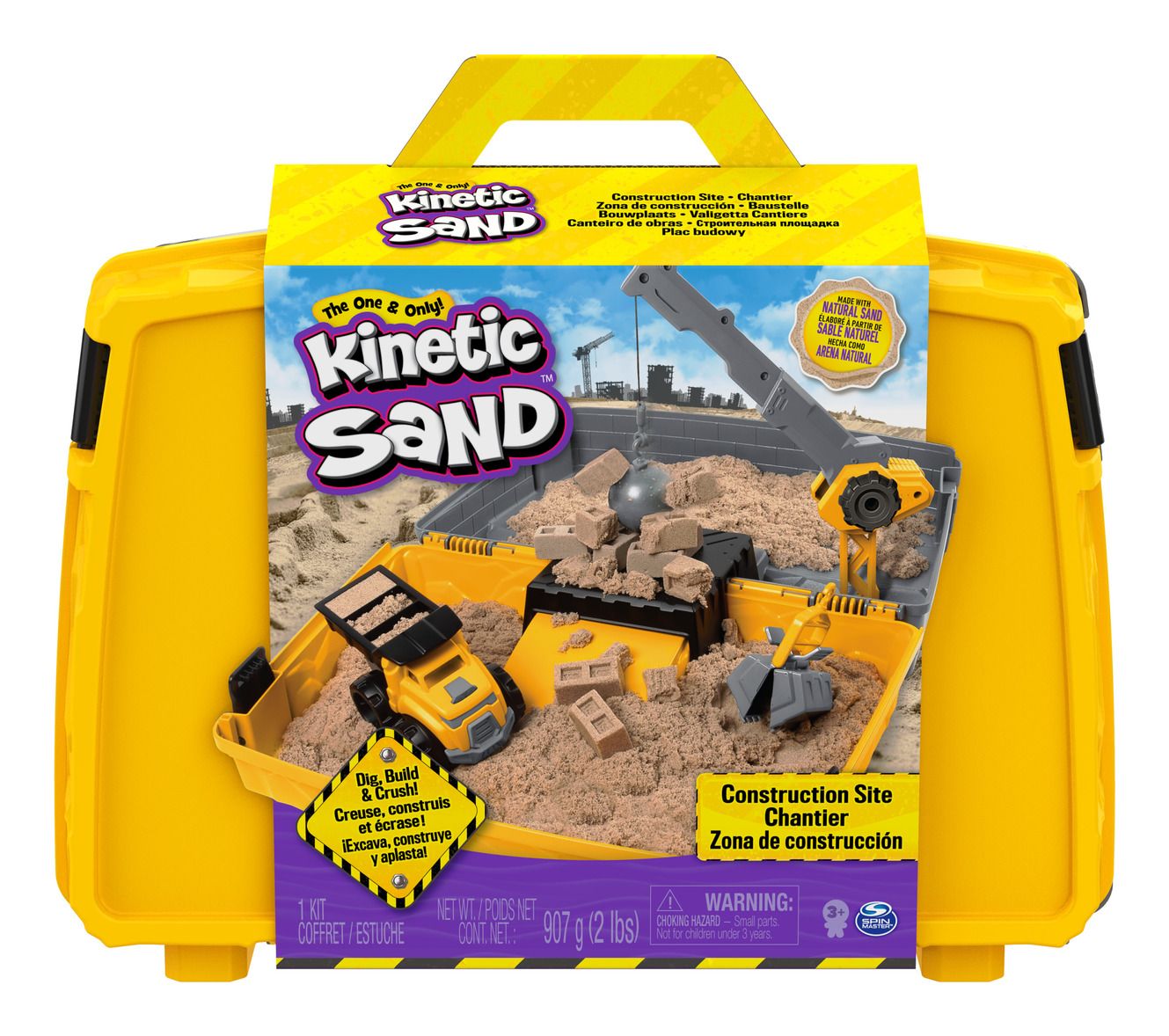 Kinetic Sand Construction Sandbox