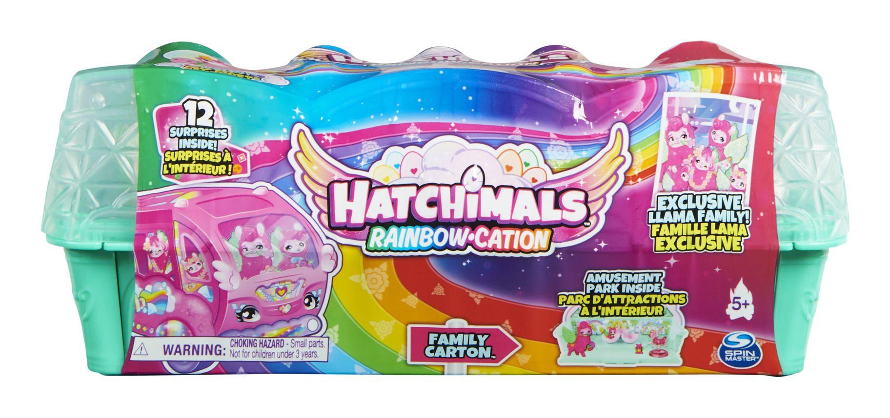 Hatchimals CollEGGtibles Rainbowcation Llama Family