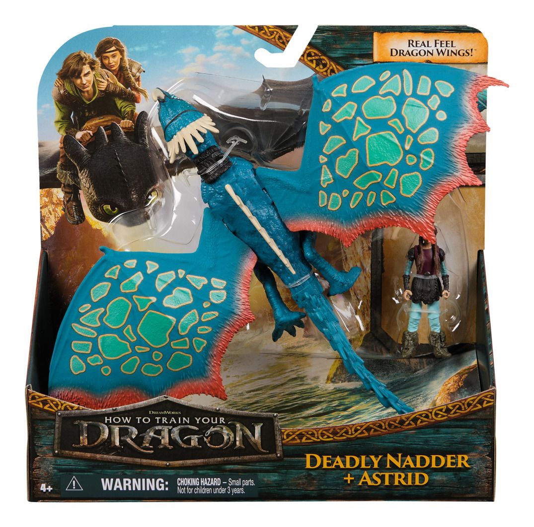 Dreamworks Dragons Viking & Dragon - Deadly Nadder Figure Set