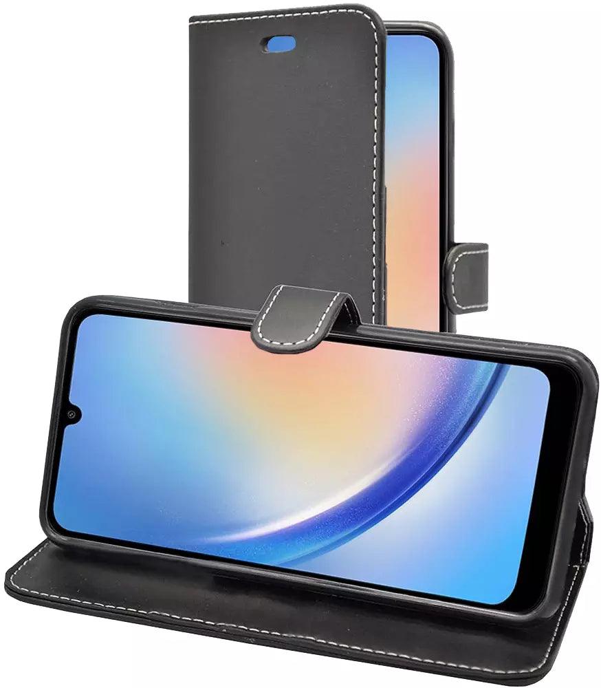 Wallet Case Cover for Samsung Galaxy A34 5G - Black