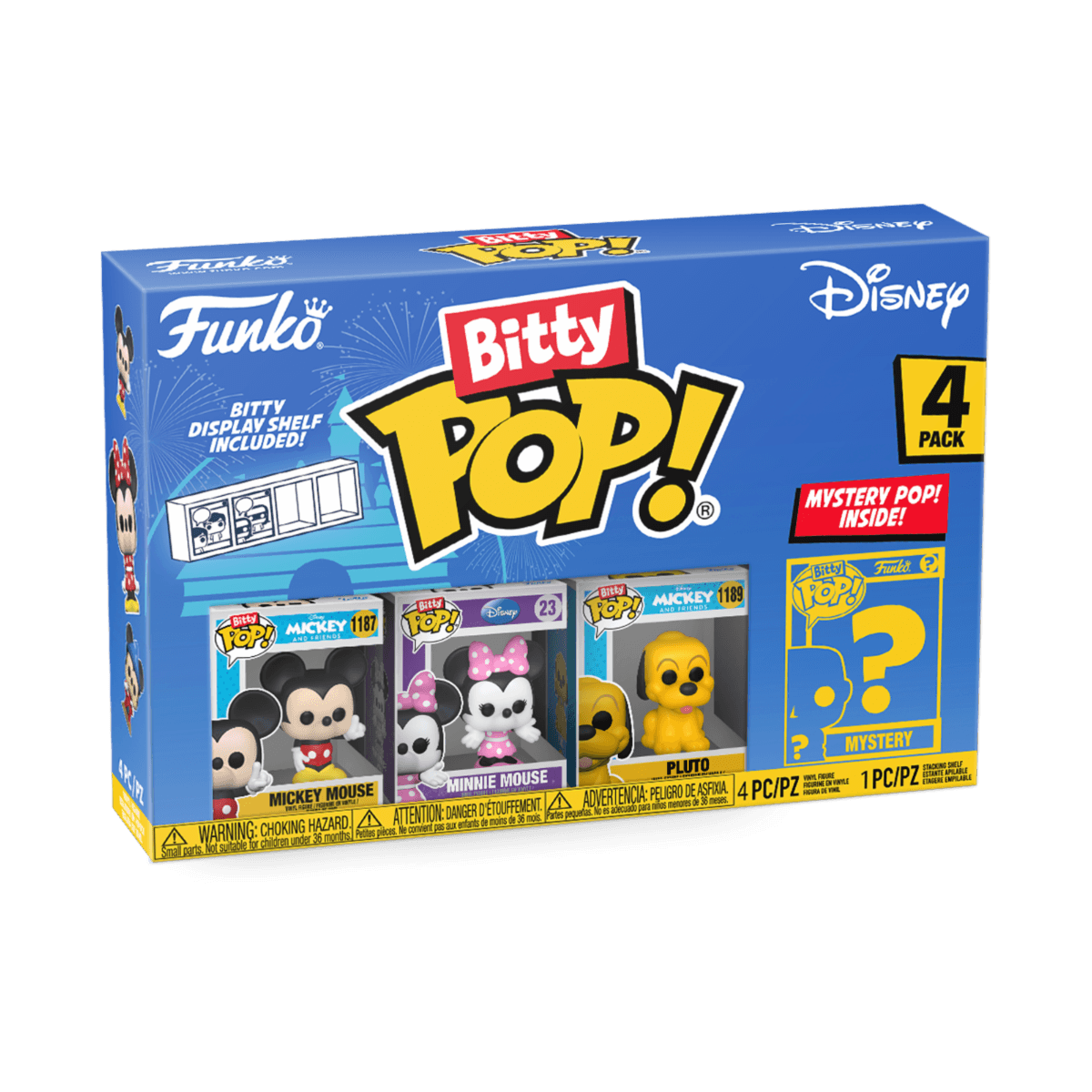 Funko POP! Funko Bitty POP: Disney - Mickey 4PK
