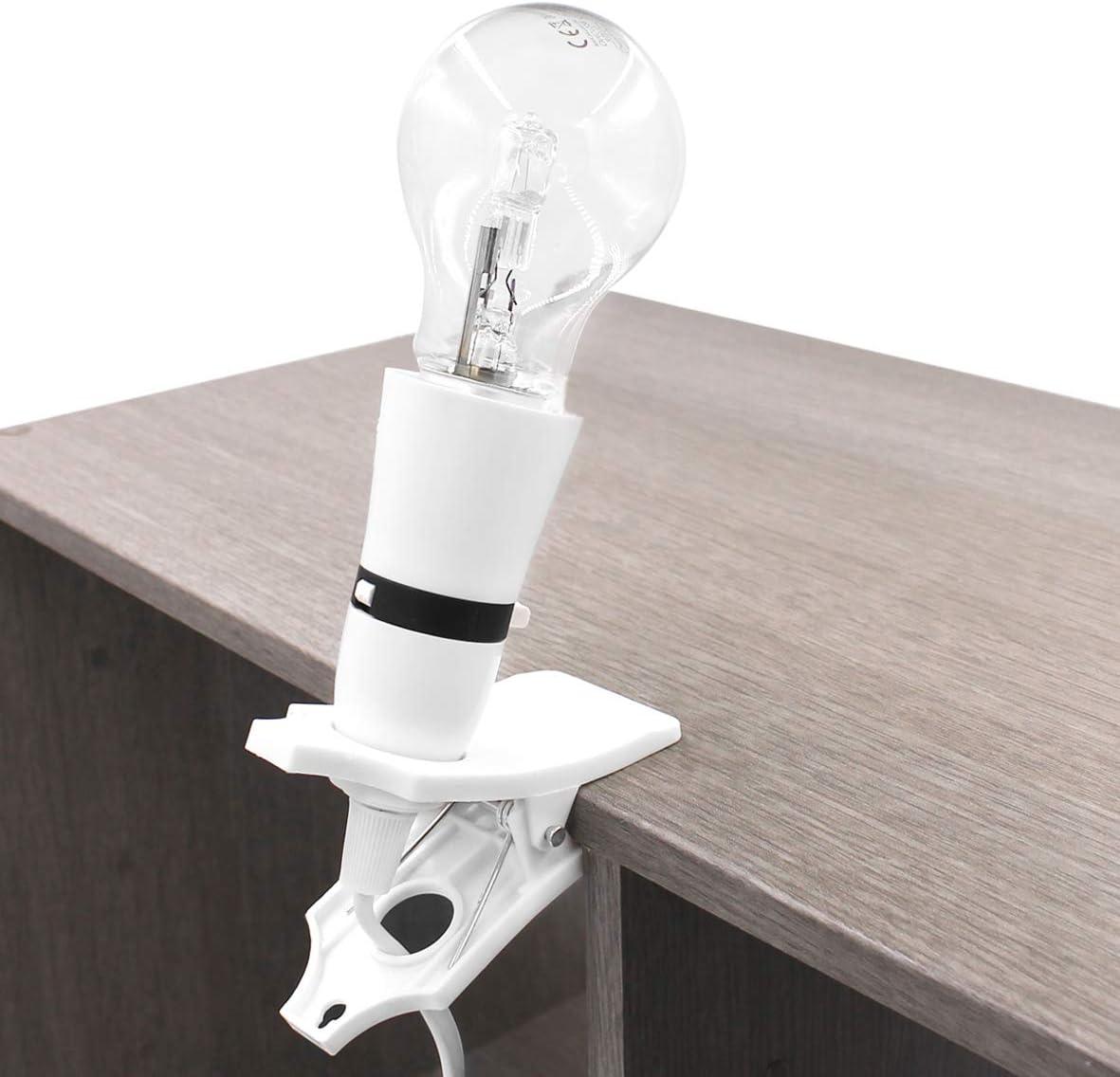 Mini Clip-On Spot Light Complete with fitted 13A plug