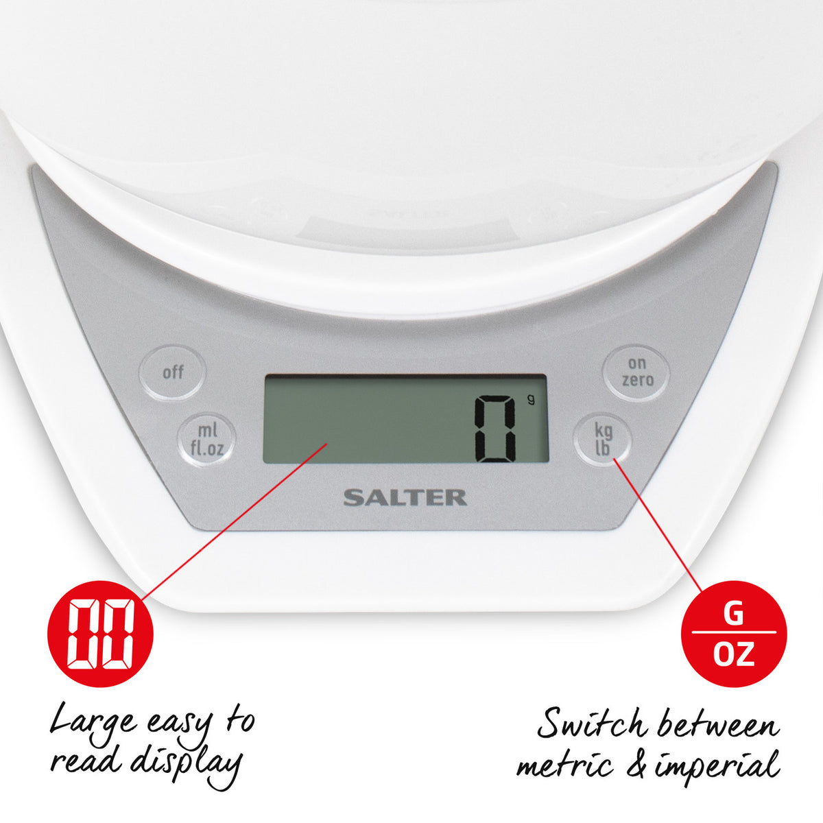 Salter Arc 3 kg Kitchen Scale