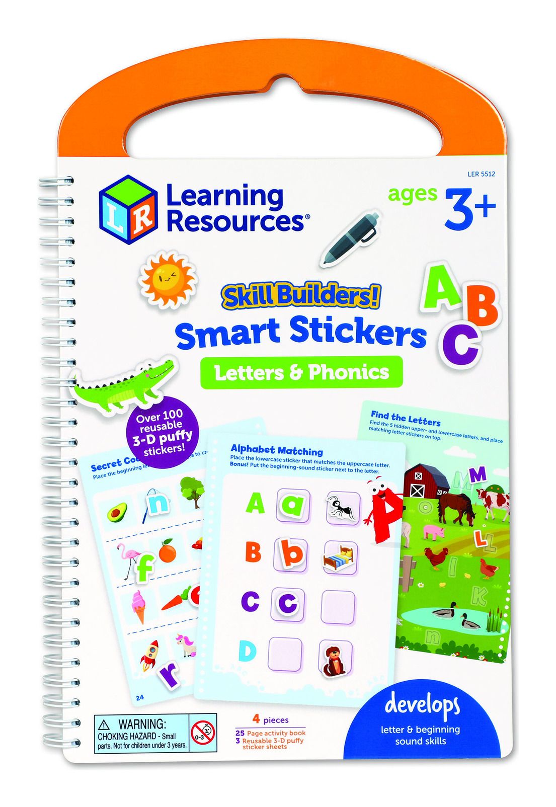Skill Builders Smart Stickers - Colors, Numbers & Shapes