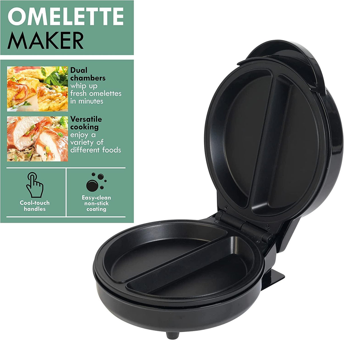 WW Omelette Maker, Easy-Clean and Non-Stick, 750 W - Progress Cookshop