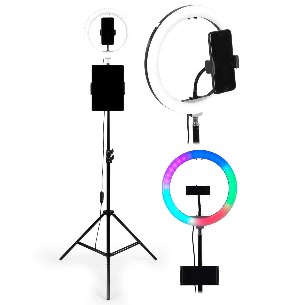 Intempo Free-Standing Selfie Light with Phone/Tablet Holder