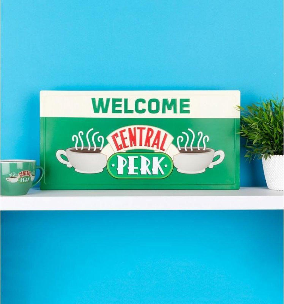 Friends Central Perk metal sign