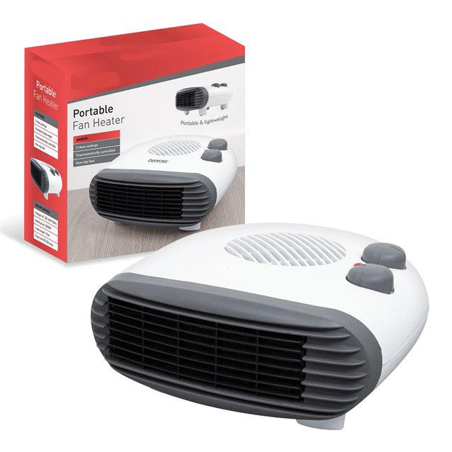 Horizontal Fan Heater 1/2KW Portable and Lightweight Electric Heater