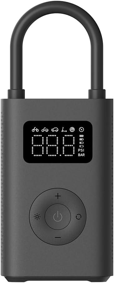 Xiaomi Portable Electric Air Compressor 2 for Bicycles, Cars, Bike or E-scooter 150 psi, 2000 mAh, 2021