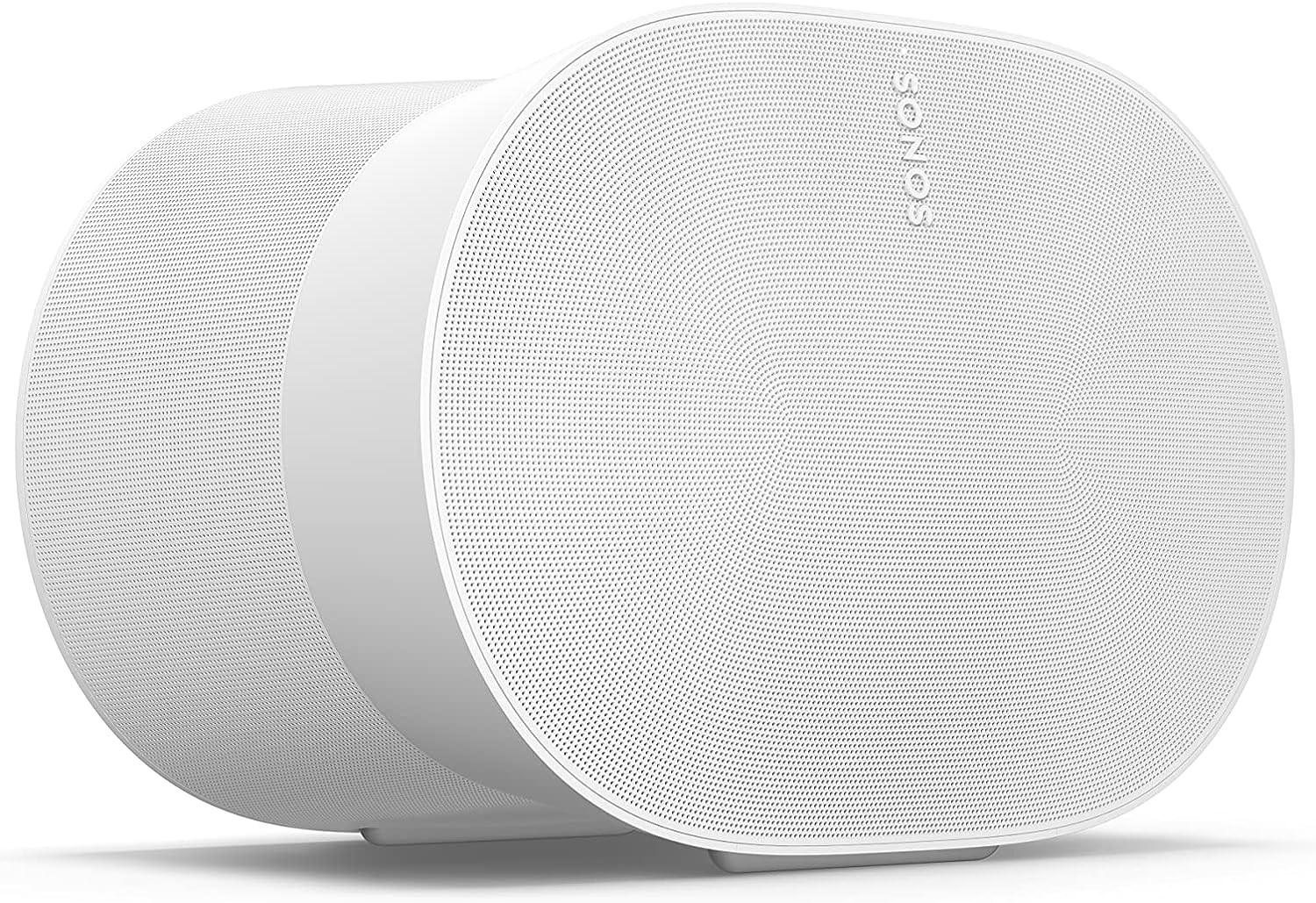 Sonos Era 300. Feel sound all around. With next-level audio, Era 300 doesn’t just surround you, it puts you inside your music. (White)
