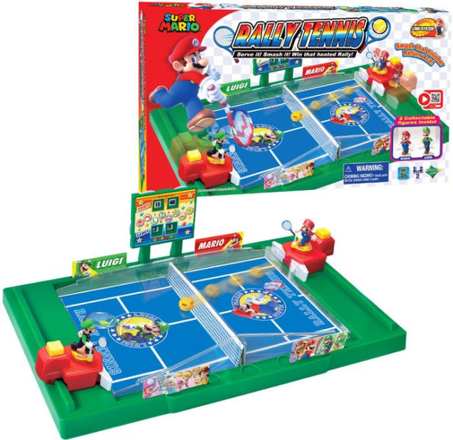 Everlasting Play Super Mario Rally Tennis Tabletop Action Game