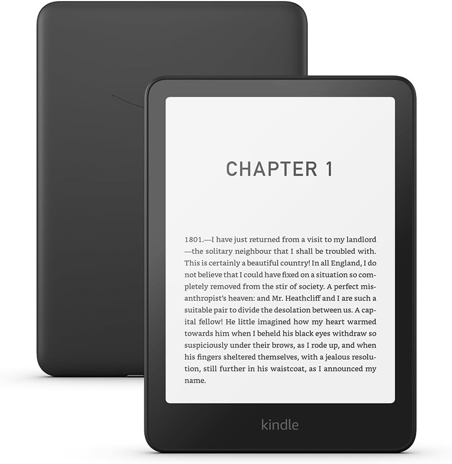 Amazon Kindle Paperwhite (12th Gen, 2024) – 16GB Storage, 6.8" Glare-Free Display, Adjustable Warm Light & Weeks-Long Battery Life