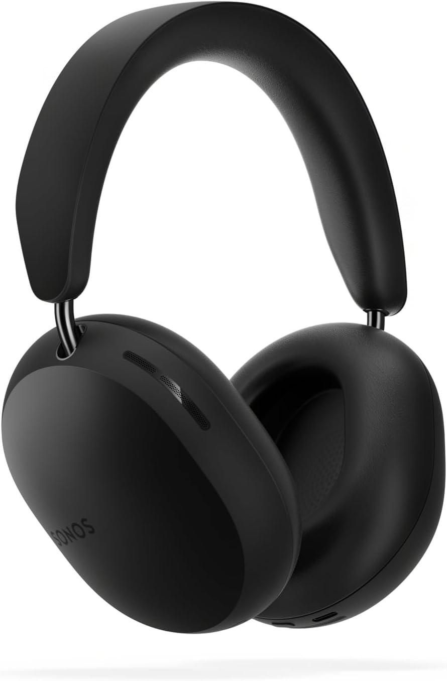 Sonos Ace, Black, Noise Cancelling Wireless Bluetooth Headphones, Up to 30 hours battery life, Spatial Audio, Dynamic Head Tracking