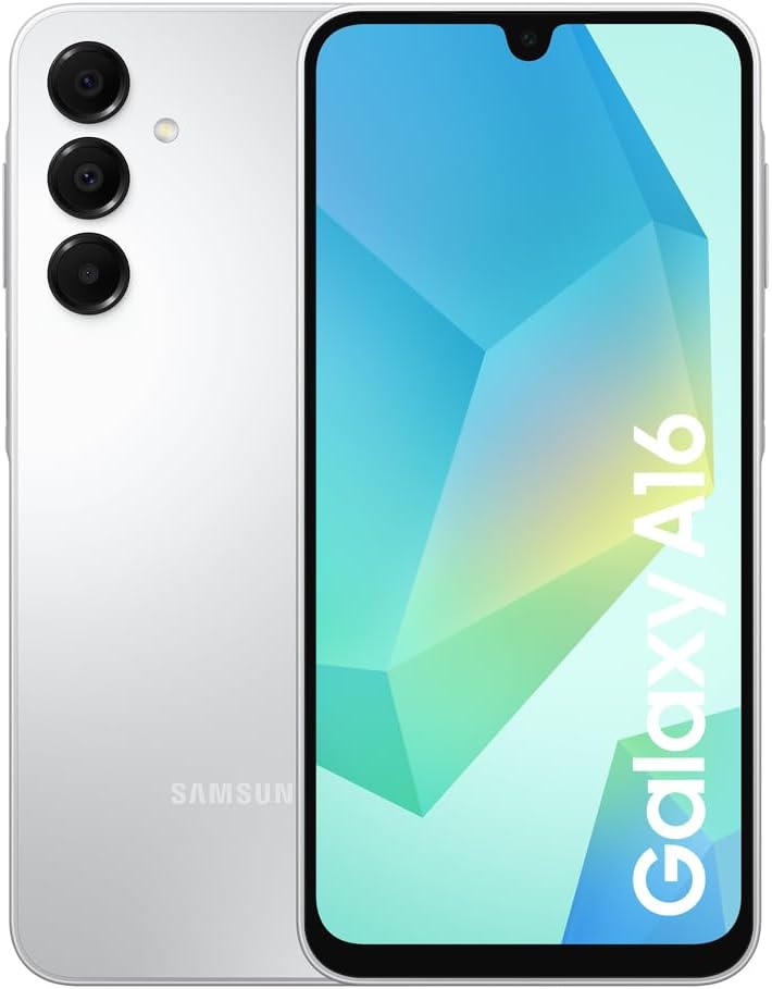 Samsung Galaxy A16 4G, Android Smartphone, 50MP Main Camera, 6.7" display, 128GB, Light Grey