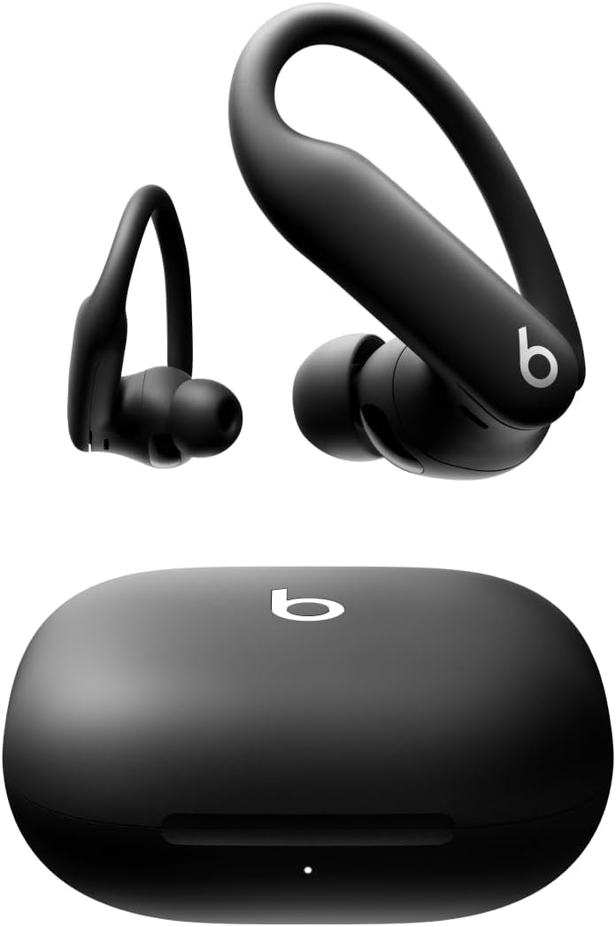 Beats Powerbeats Pro 2 Jet Black, Wireless Bluetooth Earbuds, Noise Cancelling, Heart-Rate Monitor, IPX4, Up to 45 Hours Battery & Wireless Charging Case, works with Apple & Android
