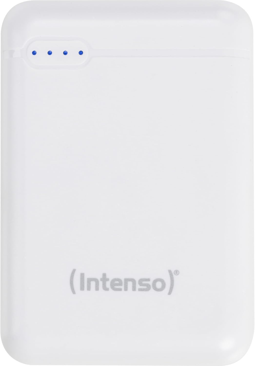 Intenso Power Bank Portable Charger (5000mAh, Compatible with Smart Phone/Tablet PC and More) White