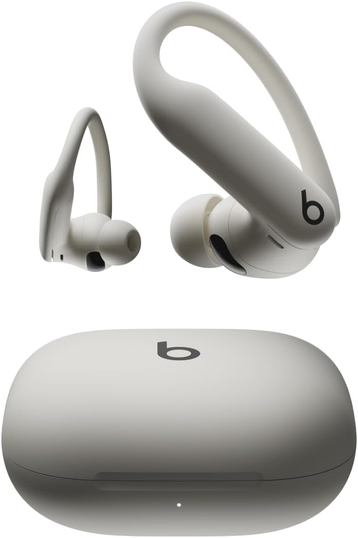 Beats Powerbeats Pro 2 Quick Sand, Wireless Bluetooth Earbuds, Noise Cancelling, Heart-Rate Monitor, IPX4, Up to 45 Hours Battery & Wireless Charging Case, works with Apple & Android