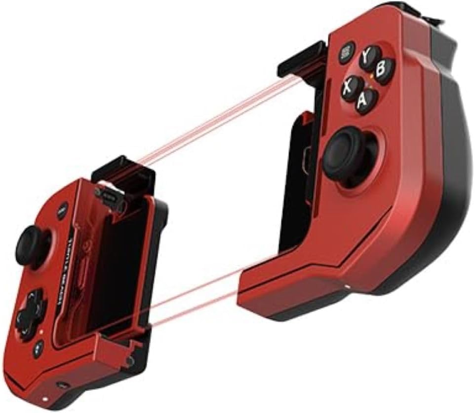 Turtle Beach Atom Mobile Gaming Controller for Android 8.0+ Devices with Bluetooth 4.2 – Red/Black