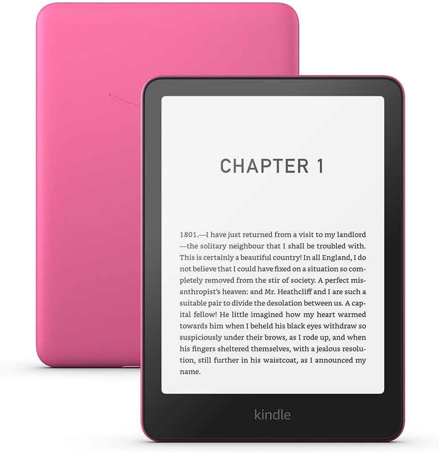 Amazon Kindle Paperwhite (16 GB), Raspberry, 7" glare-free display and weeks of battery life