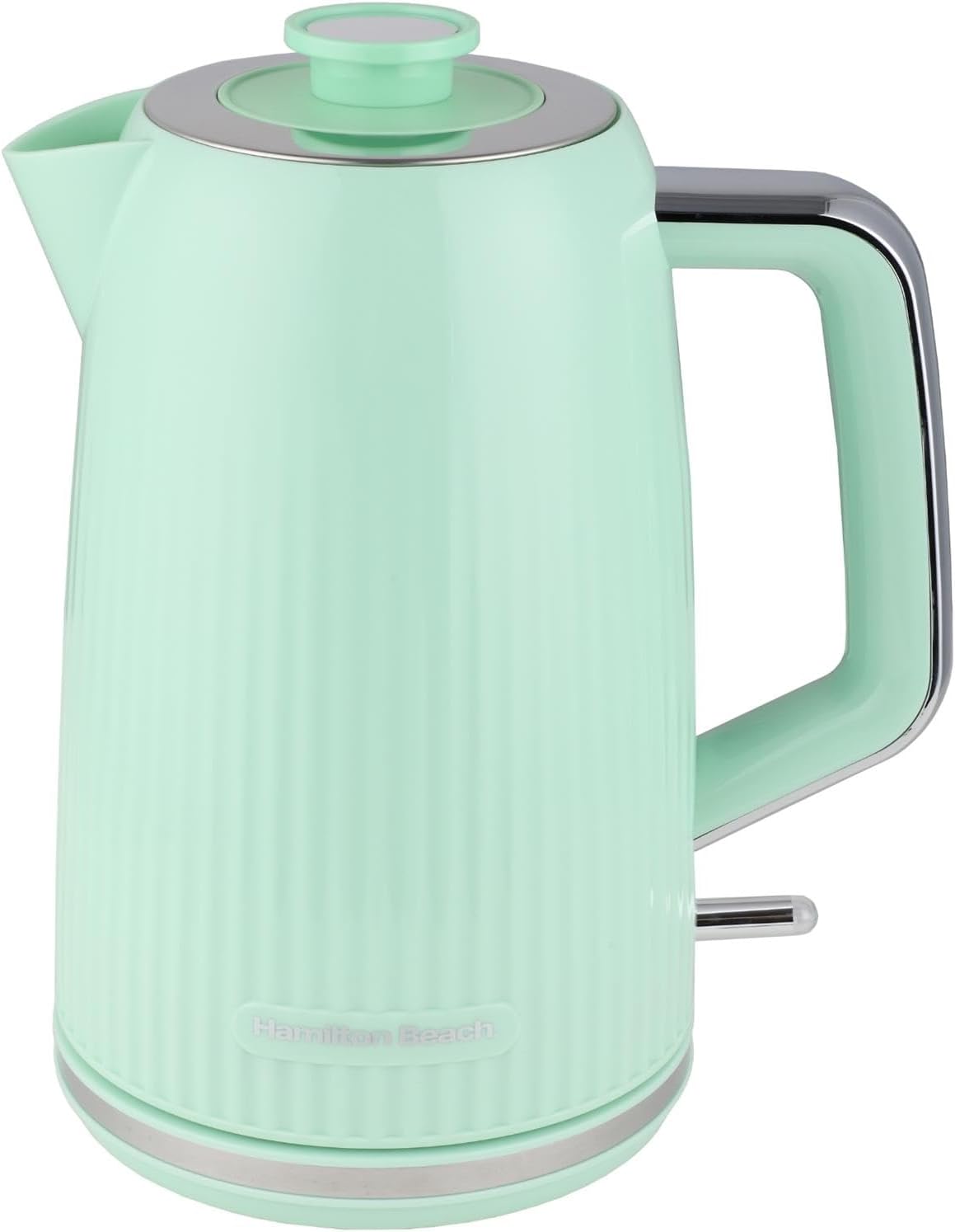 Hamilton Beach Electric Kettle, Miami, 1.7L, Boil Dry Protection, Auto Shut Off, Detachable Limescale Filter, 360° Swivel Base, Water Level Window, Mojito Mint