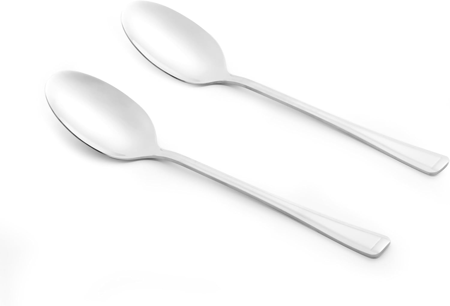 Salter Buxton Serving Spoon Set – 2 Piece,18/0 Stainless Steel, Mirror Polish Flatware, 15-Year Guarantee, Large Salad Spoons, Dishwasher Safe, for Serving Buffets, Dinner Parties & Family Meals