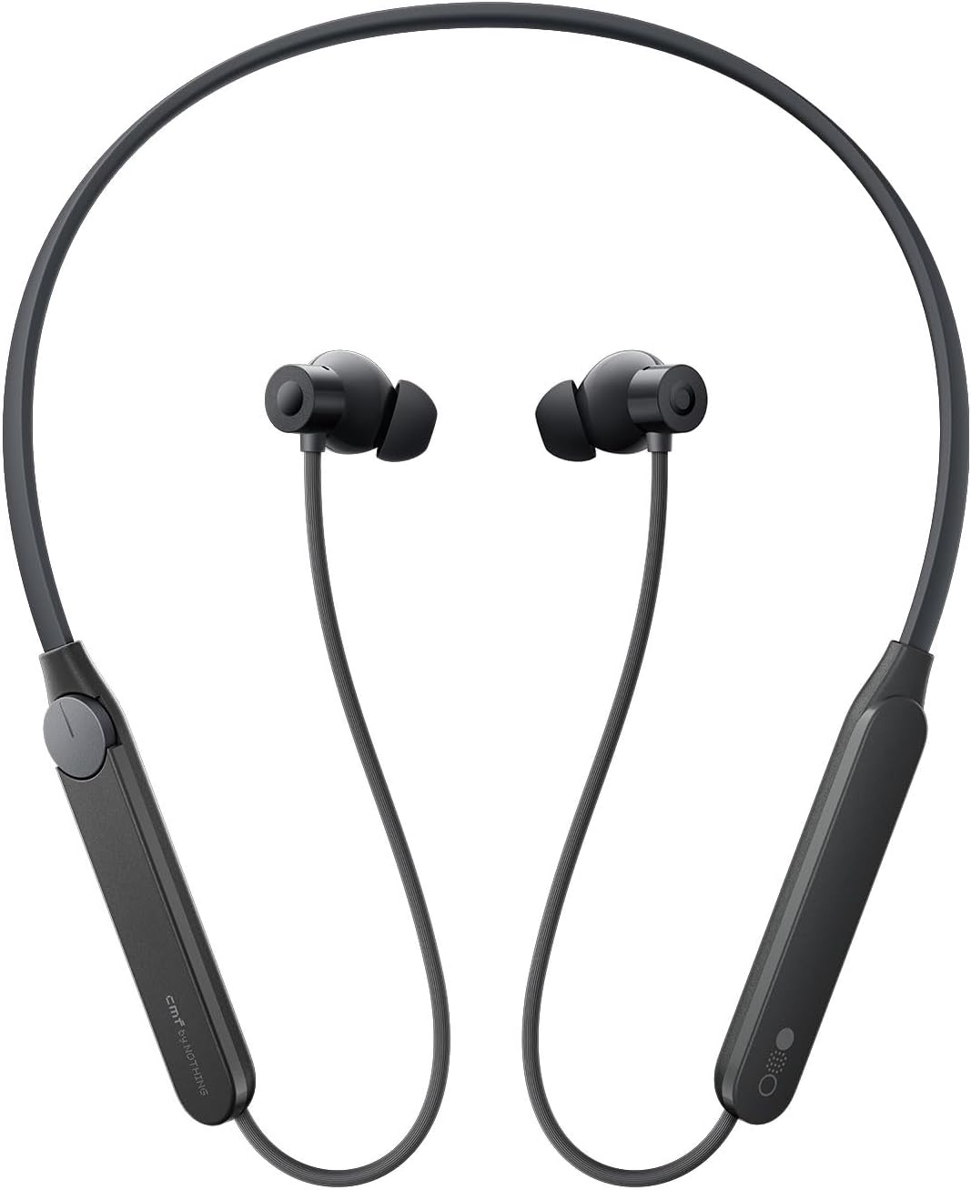 Nothing Neckband Pro Bluetooth Headphones, 50dB Hybrid Active Noise Cancelling Earbuds with 5 HD Mics, IP55 BT5.3 37Hours Long Play time Dual Device Connection Neckband Headphones - Dark Grey