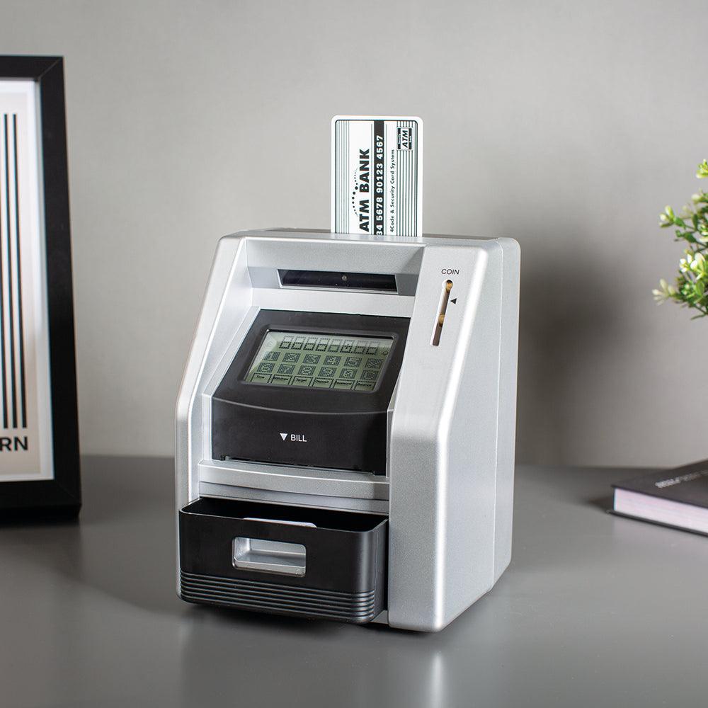 Touchscreen ATM Money Bank with LCD Backlit Display
