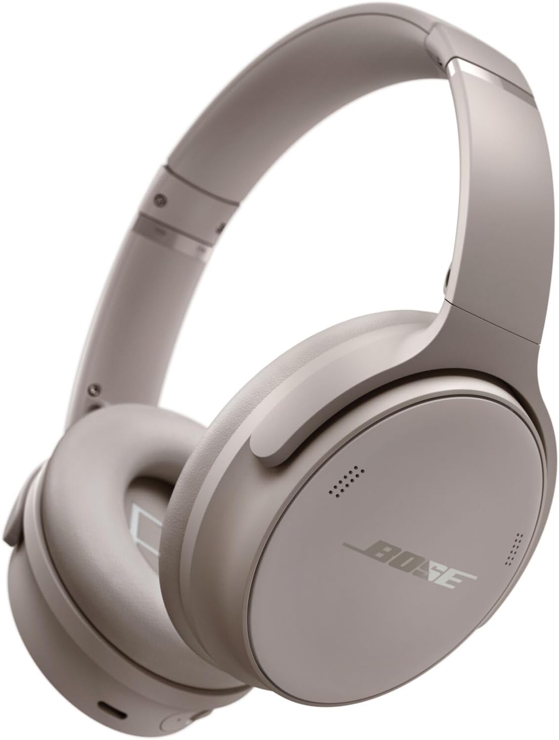 Bose QuietComfort Wireless Noise Cancelling Headphones, Bluetooth Over Ear Headphones with Up To 24 Hours of Battery Life, Sandstone