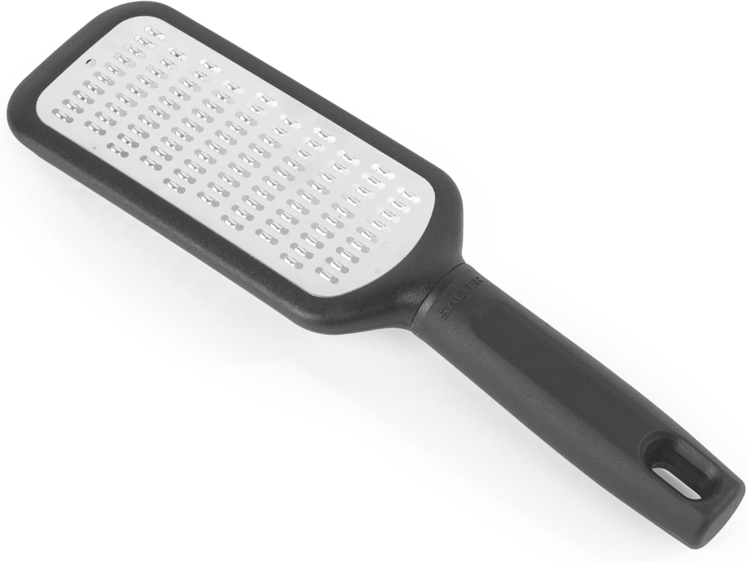 Salter Expert Grater – Handheld Cheese & Vegetable Zester, Sharp Bi-Directional Stainless-Steel Blade, Comfortable Soft Grip Handle, Dishwasher Safe Kitchen Tool for Cooking & Food Prep