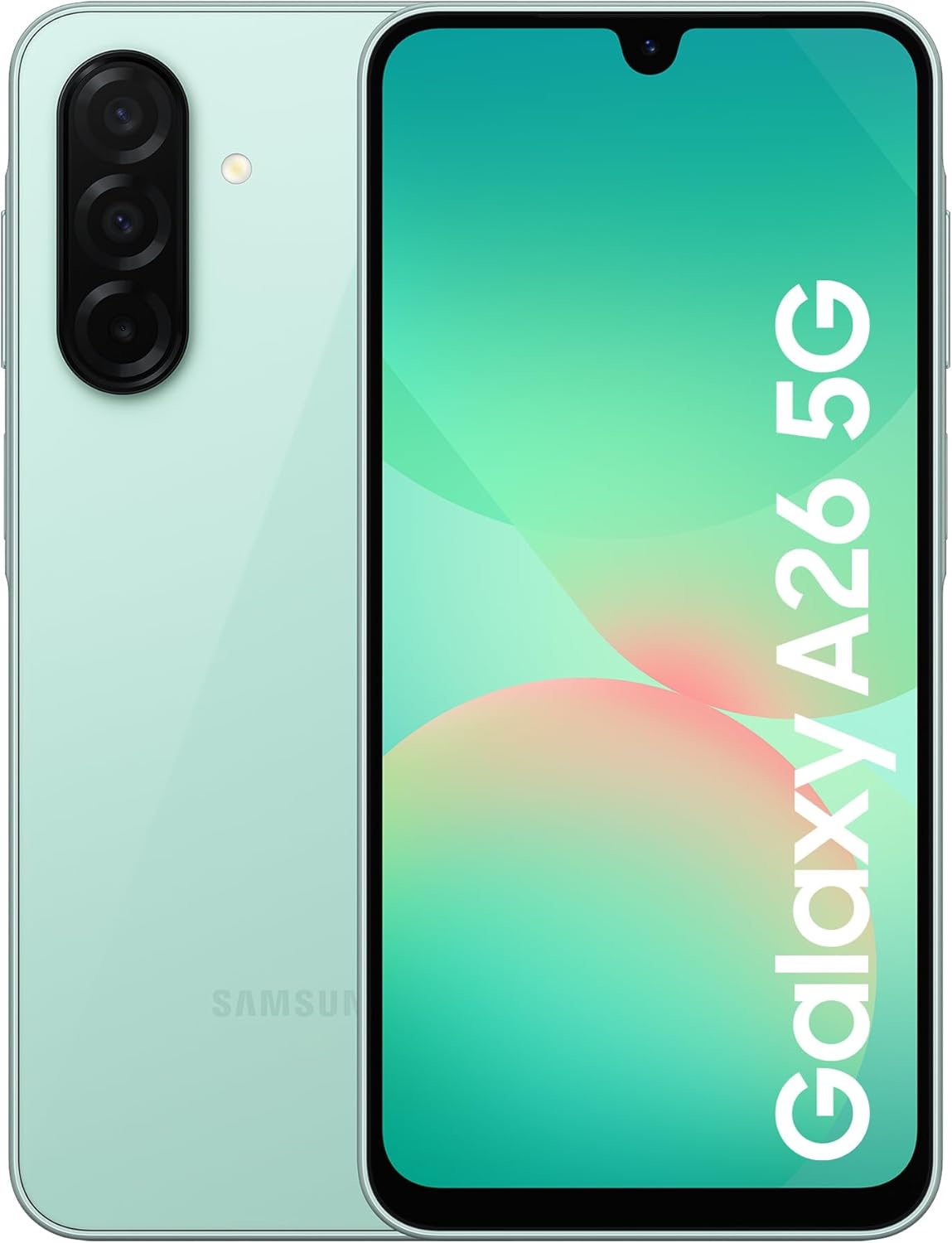 Samsung Galaxy A26 5G Smartphone - Light Green, Awesome Intelligence, 6GB Memory, 128GB Storage, 50MP Camera