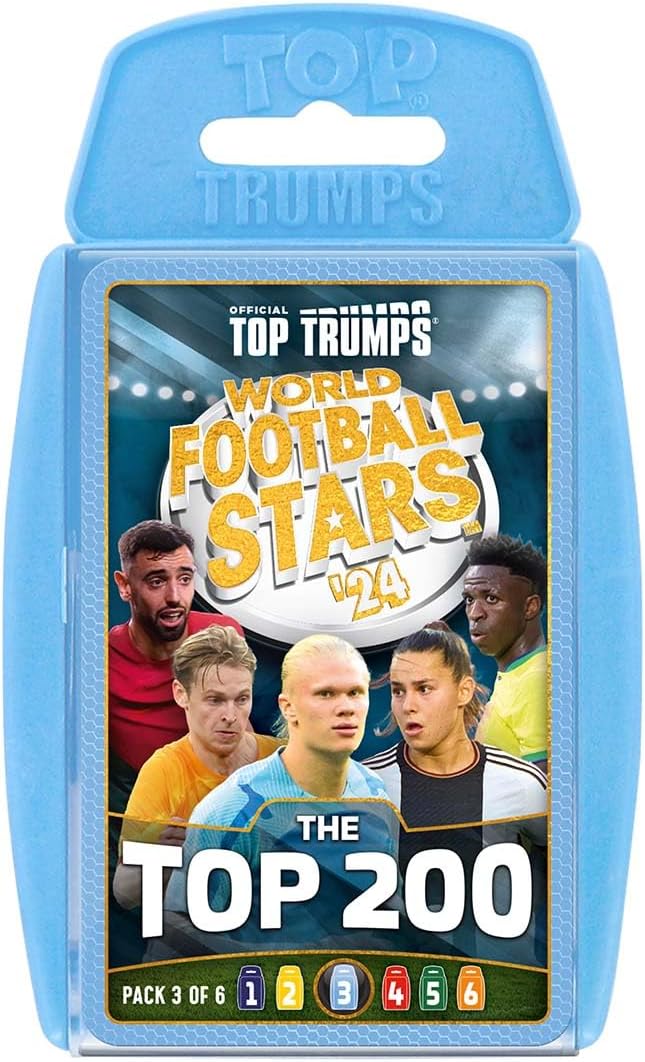 World Football Stars Top 200 Top Trumps - Pack 3: Ultimate Card Game for Soccer Fans