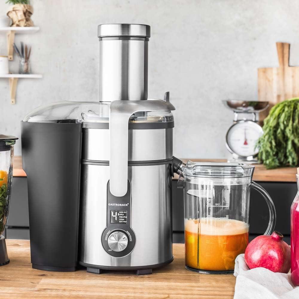 Gastroback Design Multi Juicer Digital Plus, Stainless Steel, 1300 W, Black