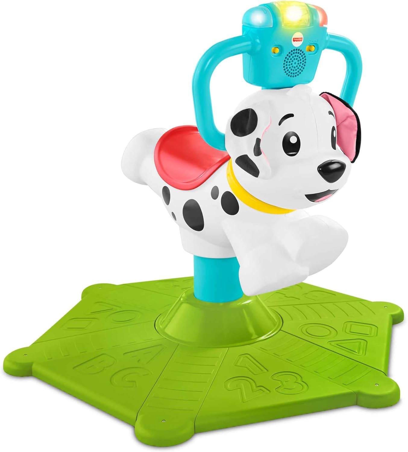 Fisher-Price Bounce and Spin Puppy, Stationary Musical Ride-On