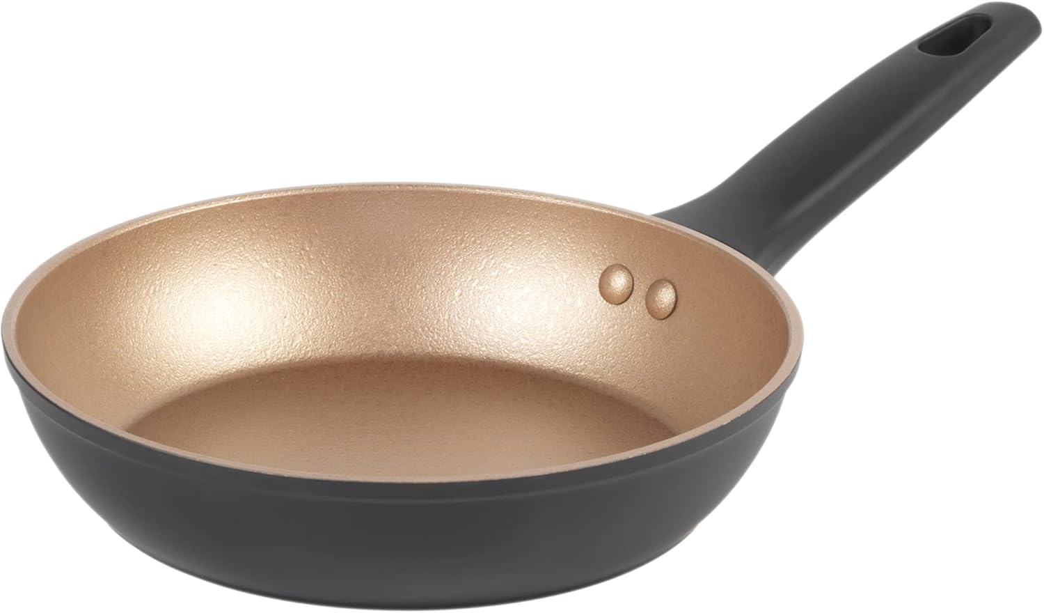 Russell Hobbs Opulence Frying Pan 20 cm - Non-Stick, Suitable For All Hobs Including Induction, Forged Aluminium, Soft Grip Handle, PFOA Free, Suitable For All Stoves, Safe For Dishwasher Cleaning, Gold