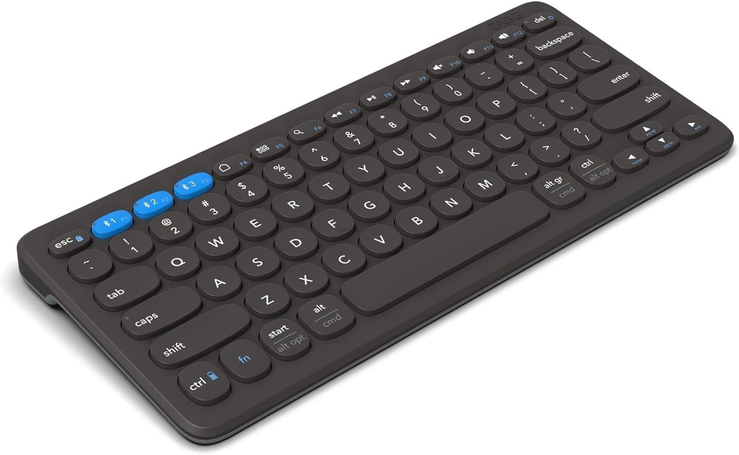 Zagg Multi-pairing 12-inch Keyboard with Wireless Charging