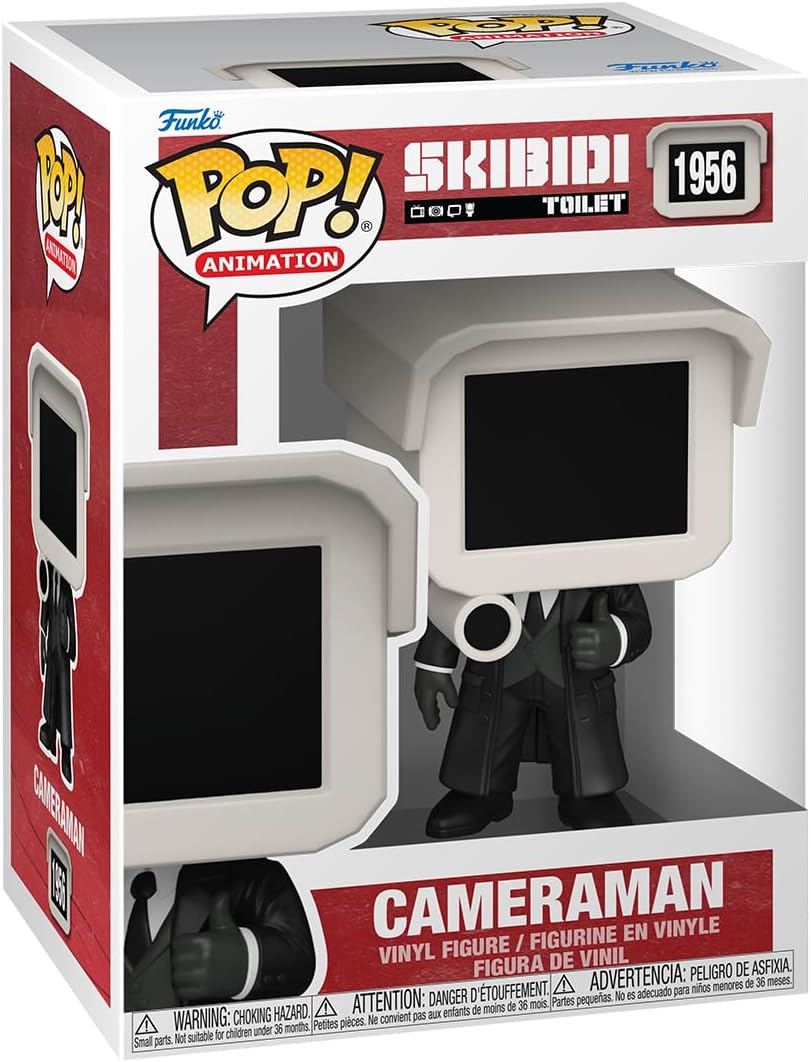 Skibidi Toilet Cameraman Pop! Vinyl Figure
