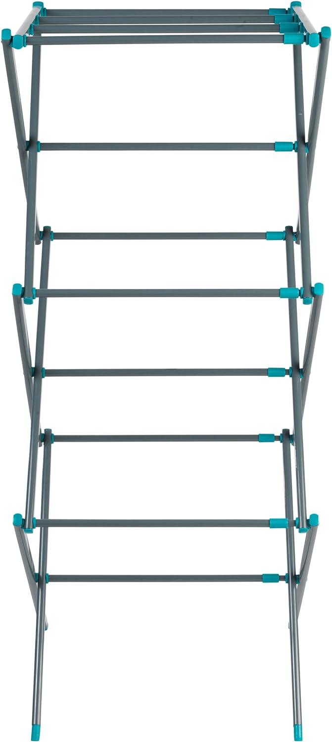 Beldray Expandable Clothes Airer – Adjustable Indoor Collapsible Drying Rack, Holds Up To 7kg Of Wet Washing Over 3 Tiers, 7M Line Space, Foldable For Compact Storage, Expands 40-65cm Wide
