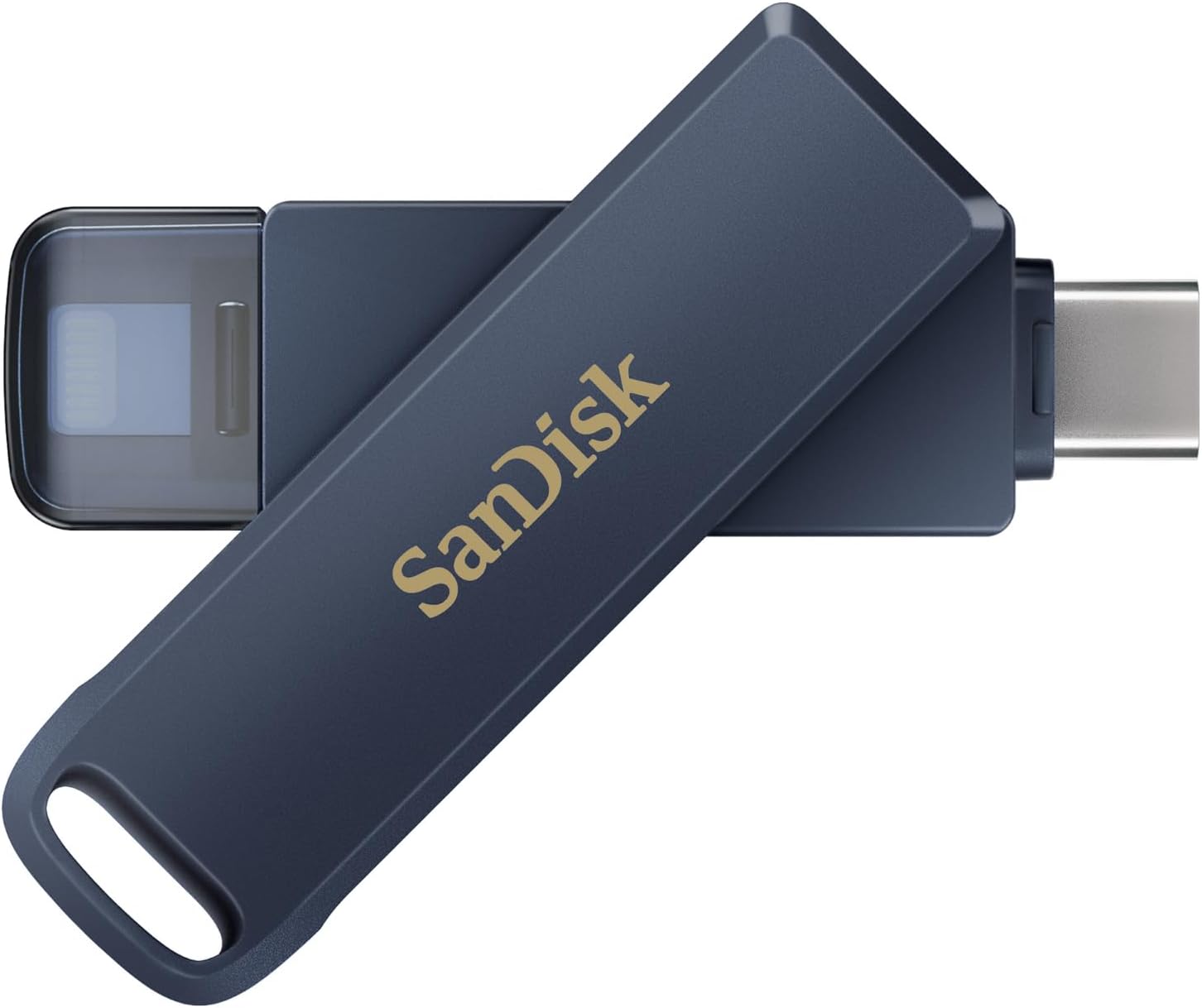 SanDisk 256GB Phone Drive for iPhone - The 2-in-1 USB for iPhone,iPad, and Computer - Flash Drive with Lightning and USB Type-C Connectors, Metallic Sky