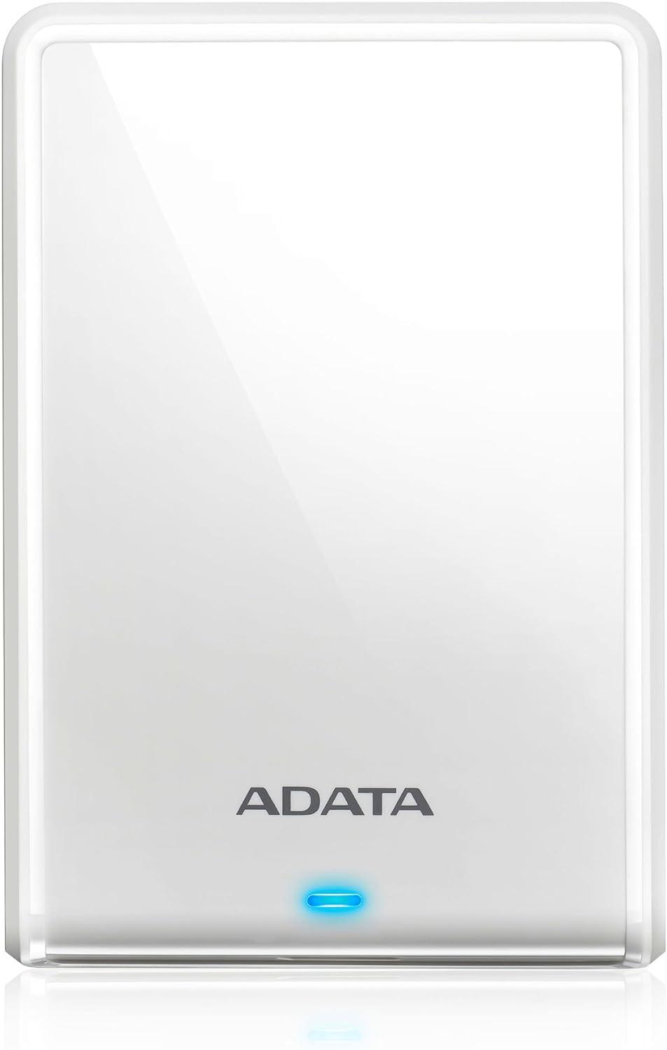 Adata 1TB USB 3.1 White 2.5" Portable External Hard Drive for PS5, PC, PS4, Xbox
