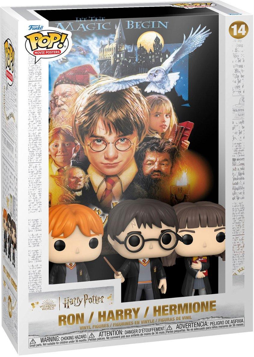 Funko POP! Movie Poster: Harry Potter and the Sorcerer’s Stone - Harry Potter, Ron Weasley and Hermione Granger